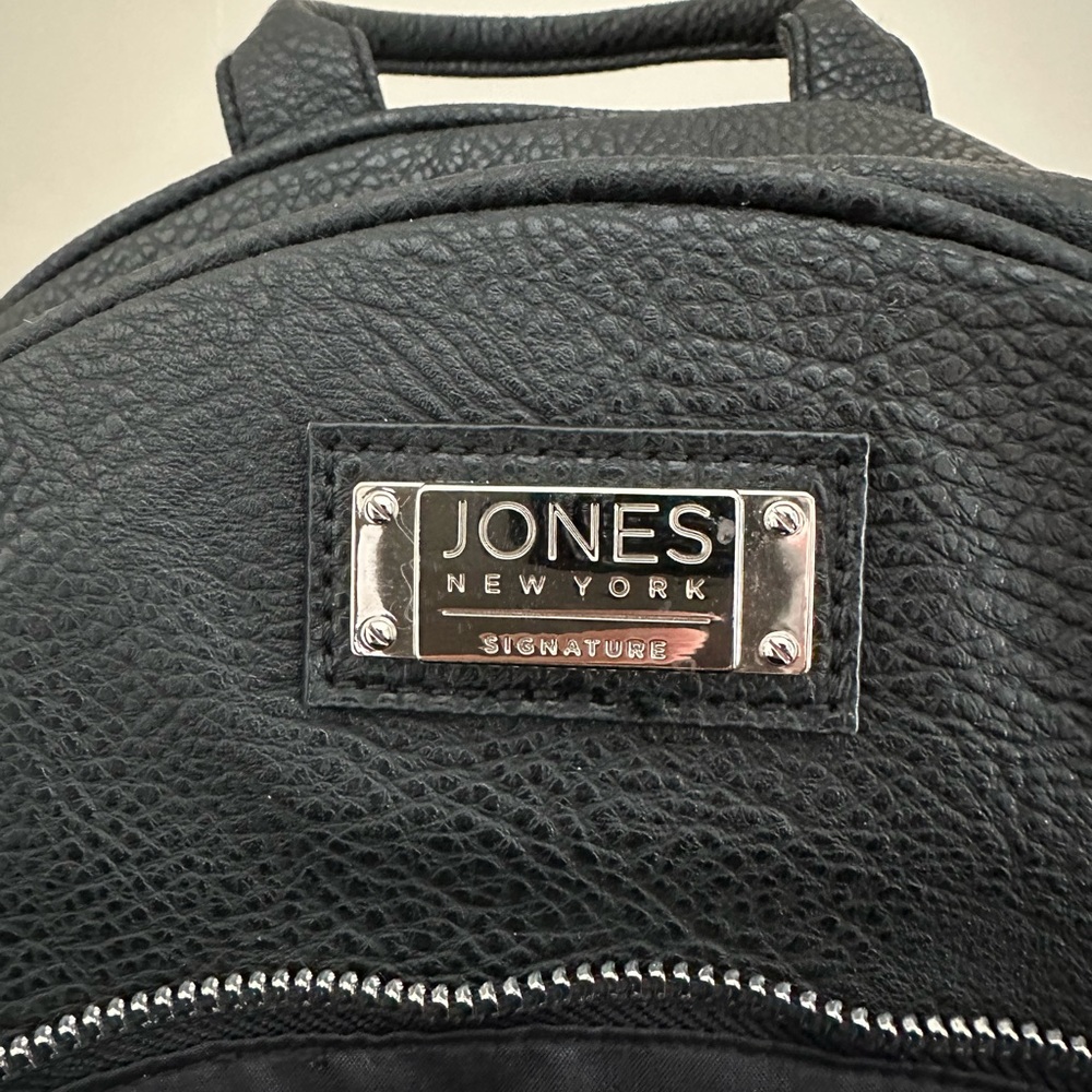 Black Leather Backpack - Picture 7 of 10